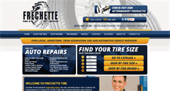 Desktop Screenshot of frechettetire.com